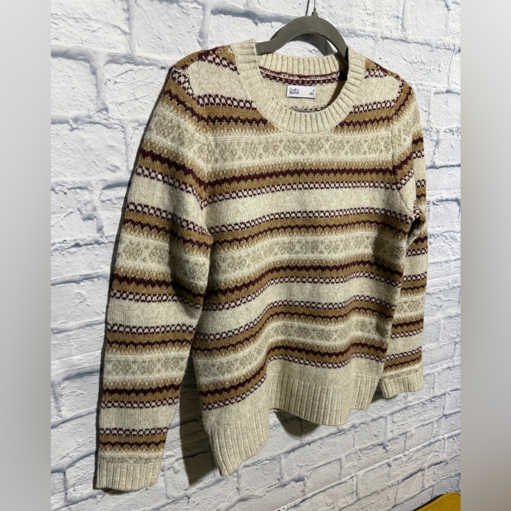 Women’s Croft & Barrow Fair Isle Soft Acrylic Blend Sweater, Size Small - Picture 3 of 7